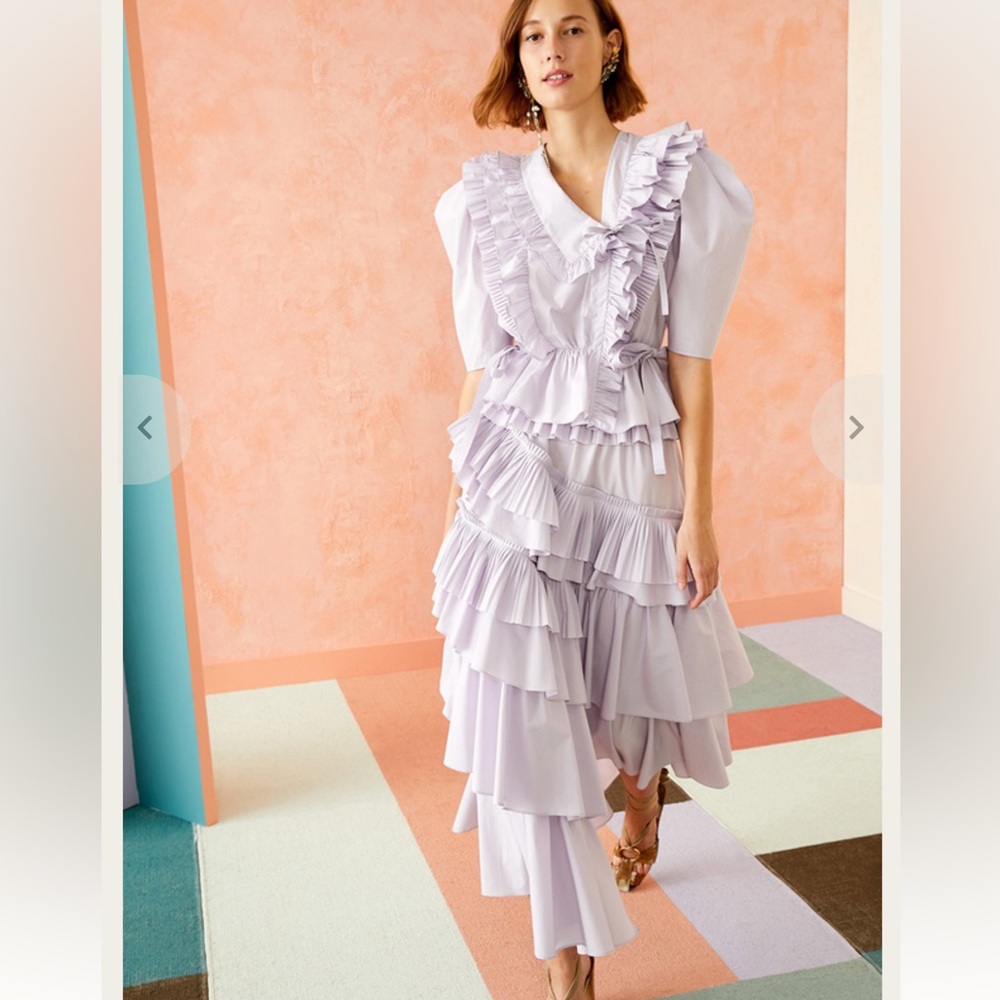 Ulla Johnson Pleated Top with waist ties. Never worn